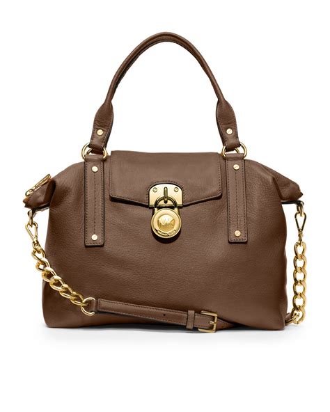 hamilton slouchy satchel michael kors|Hamilton Small Leather Satchel .